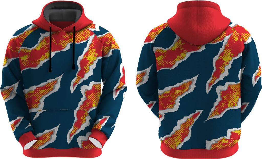 Sweatshirt avec motif coloré